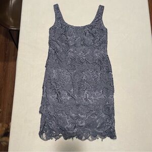 Patra dress, lace, sleeveless, gray, 10